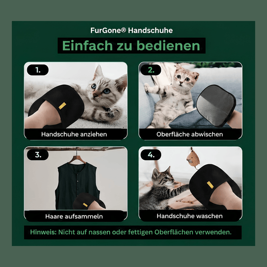 FurGone — Wiederverwendbare Tier-Haare-Entfernungshandschuhe